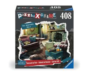 Ravensburger Puzzle X Crime - The Gift of Murder - Rompicapo poliziesco da 408 pezzi per 1-4 giocatori