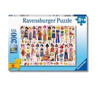 Ravensburger - Puzzle XXL Amici E Fiori | Puzzle 8 Anni In Su | Puzzle Bambini Da 200 Pezzi In Regalo | Regalo Bambino 8 Anni 49 X 36 Cm | Puzzles Ravensburger