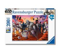 Ravensburger - Puzzle XXL The Mandalorian | Puzzle 8 Anni In Su | Puzzle Bambini Da 200 Pezzi In Regalo | Regalo Bambino 8 Anni 49 X 36 Cm | Puzzles Ravensburger