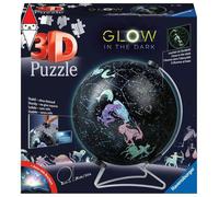 RAVENSBURGER PUZZLEBALL GLOBO 180 PEZ GLOW IN THE DARK COSTELLAZIONI