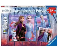 Ravensburger - Puzzles Disney Frozen 2 Confezioni Da 3 Puzzle Bambini 5 Anni O