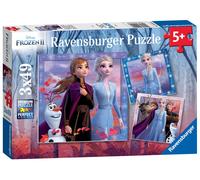 Ravensburger - Puzzles Disney Frozen 2 Confezioni Da 3 Puzzle Bambini 5 Anni O