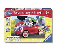 Ravensburger - Puzzles Disney Mickey Minnie & Co. Confezione da 2 | Puzzle 3 Anni O più | 2 Puzzle Bambini 3 Anni 12 Pezzi | Puzzles Bambini 26 X 18 Cm | Regalo Bimba 3 Anni Femmina E Uomo