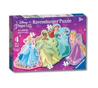 Ravensburger - Puzzles Disney Princess Pack 4 | Puzzle 3 Años O Más | Puzzles 3 Años O Más De 72 Piezas | Rompecabezas Niños De 70 X 50 Cm | Ravensburger Puzzle