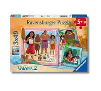 Puzzle Disney Vaiana 3x49 pezzi
