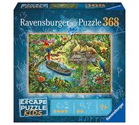 Ravensburger Puzzle, Escape the Puzzle Kids, Spedizione nella Giungla, 368 Pezzi, Escape Room, Puzzle Bambini, Età Raccomandata 9+, 12934 8