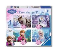 Ravensburger - Puzzles Frozen 2 | Puzzle Bambini | Puzzle Bambini 3 Anni O Più | 4 In A Box Puzzles 12-16-20-24 Pezzi | Dimensione 19x14cm | Regalo Bambina 3 Anni O Più