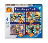 Ravensburger - Puzzles Gru 4: Il Mio Cattivo Preferito 4 Pack | Puzzle Bambini 3 Anni In Su | Regalo Bimba 3 Anni In Su 72 Pezzi | Puzzle Bambini 19 X 14 Cm | Puzzles Ravensburger