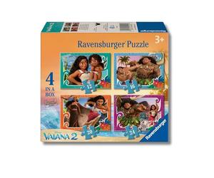 Ravensburger - Puzzles Oceania 2 | Puzzle Bambini | Puzzle Bambini 3 Anni O Più | 4 In A Box Puzzles 12-16-20-24 Pezzi | Dimensione 19x14cm | Regalo Bambino 3 Anni O Più