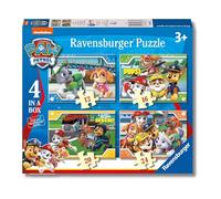 Ravensburger - Puzzles Paw Patrol 4 Pack | Puzzle Bambini 3 Anni In Su | Regalo Bimba 3 Anni In Su 72 Pezzi | Puzzle Bambini 19 X 14 Cm | Puzzles Ravensburger