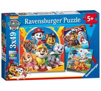 Ravensburger - Puzzles Paw Patrol Confezioni Da 3 Puzzle Bambini 5 Anni O Più