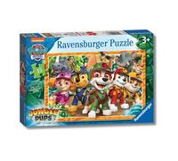 Ravensburger - Puzzles Paw Patrol Jungle Pups | Puzzle 3 Anni In Su | Puzzle Bambini 3 Anni In Su 35 Pezzi | 26 X 18 Cm Puzzles Per Bambini | Regalo Bimba 3 Anni Femmina E Uomo