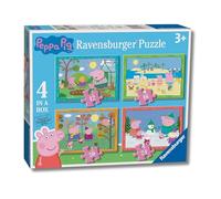 Ravensburger Peppa Pig Four Seasons 4 in Box (12, 16, 20, 24 Pieces) Jigsaw Puzz