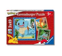 Ravensburger - Puzzle 3x49 Pokémon - 40-99 Pezzi