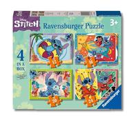 Ravensburger Gioco Puzzle Disney Stitch 4 IN una Scatola Bambini Età 3+ Nuovo
