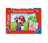 RAVENSBURGER 3 PUZZLE 49 PEZZI - SUPER MARIO