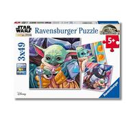 Ravensburger - Puzzle 3x49 Mandaloriano - 40-99 Pezzi