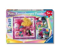 Ravensburger - Puzzle Trolls 3, Collezione 3x49, 3 Puzzle da 49 Pezzi, Età Raccomandata 5+ Anni