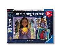 RAVENSBURGER - PUZZLE WISH, COLLEZIONE 3X49, 3 PUZZLE DA 49 PEZZI, ETà RACCOMANDATA 5+ ANNI