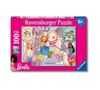 Ravensburger - Puzzle 100 Pezzi XXL Barbie, Idea Regalo per Bambini 6+ Anni, Gioco Educativo e Stimolante