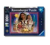 Ravensburger - Puzzles XXL Disney Wish | Puzzle Bambini 6 Anni In Su | Puzzle Ravensburger 100 Pezzi | Giochi Per Bambini 36 X 49 Cm | Regalo Bambino 6 Anni O Più