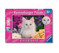 Ravensburger Puzzle Gattino Glitter – 100 pezzi XXL – Età raccomandata 6+ anni