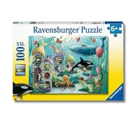 Ravensburger - Puzzles XXL Meraviglie Sottomarine | Puzzle Bambini 6 Anni In Su | Puzzle Ravensburger 100 Pezzi | Giochi Per Bambini 36 X 49 Cm | Regalo Bambino 6 Anni O Più