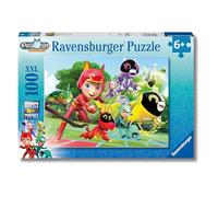 Ravensburger - Puzzle 100 Pezzi XXL Petronix Defenders, Idea Regalo per Bambini 6+ Anni, Gioco Educativo e Stimolante