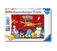 Ravensburger - Puzzles XXL Pokemon | Puzzle Bambini 6 Anni In Su | Puzzle Ravensburger 100 Pezzi | Giochi Per Bambini 36 X 49 Cm | Regalo Bambino 6 Anni O Più