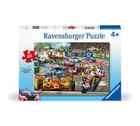 Ravensburger Racetrack Rally - Puzzle da 60 pezzi per bambini, ogni pezzo è unico, i pezzi si adattano perfettamente