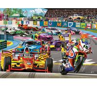 Ravensburger Racetrack Rally 60 Piece Jigsaw Puzzle for Kids Age 4 Years Up - Mo