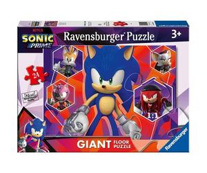 Ravensburger RVB03161 Puzzle da 24 Pezzi - Gigante da Pavimento: Sonic Prime