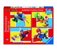 Ravensburger RVB05195 4 Puzzle da 100 Pezzi - Super Mario