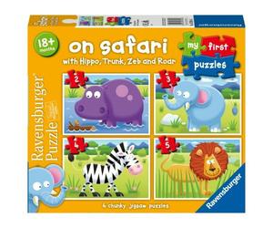 Ravensburger RVB07301 4 Puzzle in 1 - My First Puzzles: Safari