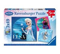 Ravensburger RVB09269 3 Puzzle da 49 Pezzi - Frozen C