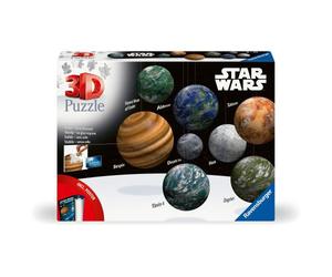 Ravensburger RVB11577 Puzzle da 531 Pezzi 3D - Pianeti Galassia Star Wars