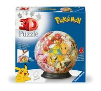 Ravensburger RVB11595 Puzzle da 72 Pezzi 3D - Puzzleball: Pokémon