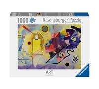 Ravensburger - Kandinsky Jigsaw Puzzle, Wassily Yellow, Red, Blue, 1000 Pieces, Art Jigsaw Puzzle for Adults and Children, Famous Paintings to Exhibit, Gift Idea for Her or Him, 70 x 50 cm