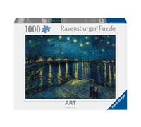 Ravensburger - Van Gogh Starry Night Puzzle, 1000 Pieces, Art Jigsaw Puzzle for Adults and Children, Famous Paintings to Exhibit, Gift Idea for Her or Him, 70 x 50 cm