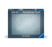 Puzzle 654 Krypt Silver Pieces, Adults & Children di 14 anni, Monochrome Challenge, 12000071, Ravensburger