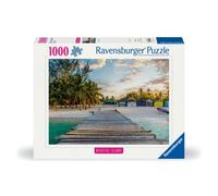 Ravensburger 12000159 - Paradiso delle Maldive - puzzle 1000 pezzi - puzzle ad
