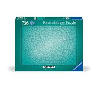 Ravensburger RVB12000189 Puzzle da 736 Pezzi - Krypt: Metallic Mint