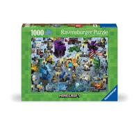 Ravensburger RVB12000422 Puzzle da 1000 Pezzi - Minecraft Mobs