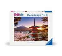 Ravensburger RVB12000582 Puzzle da 1000 Pezzi - Ciliegi in fiore e Monte Fuji