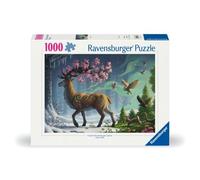 Ravensburger Puzzle 12000616 Der Hirsch als Frühlingsbote - 1000 Teile Puzzle fü