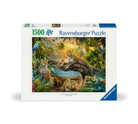 Ravensburger RVB12000738 Puzzle da 1500 Pezzi - Leopardi nella Giungla