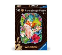 Ravensburger RVB12000760 Puzzle da 300 Pezzi Wooden - Beautiful Birds