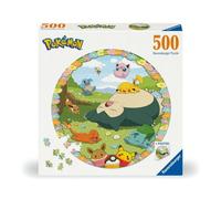 Ravensburger RVB12001131 Puzzle da 500 pezzi Round - Pokémon Round