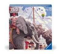 Puzzle quadrato Art & Soul: Il giro del mondo in 80 giorni - 750 pezzi