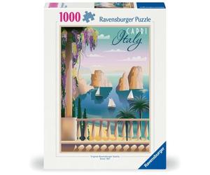 Ravensburger RVB12001209 Puzzle da 1000 Pezzi - Cartolina da Capri, Italia